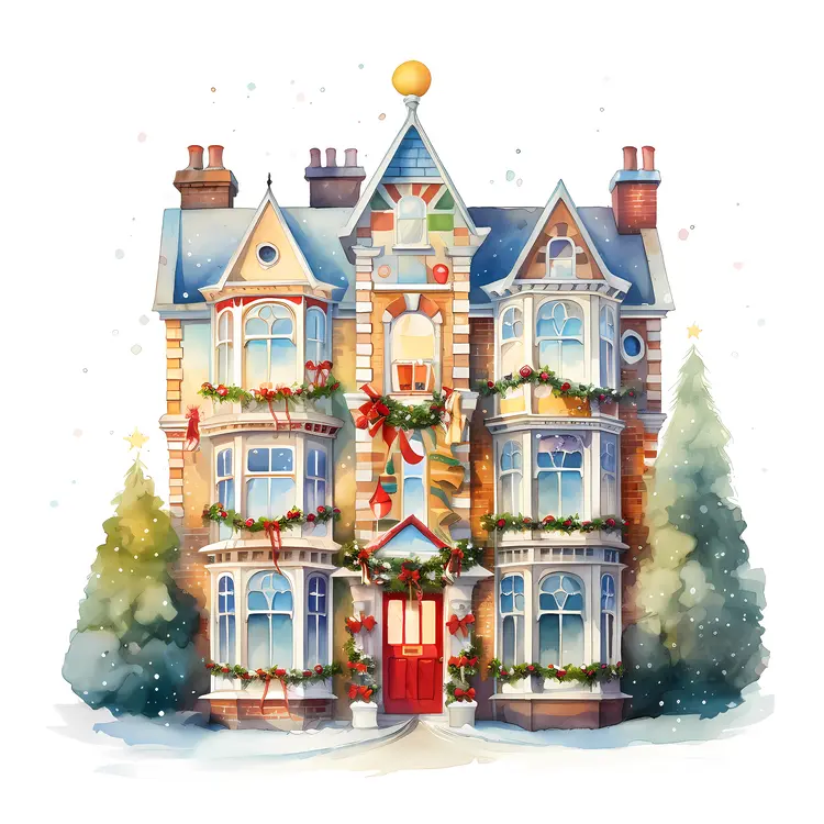 Small cute doodle house