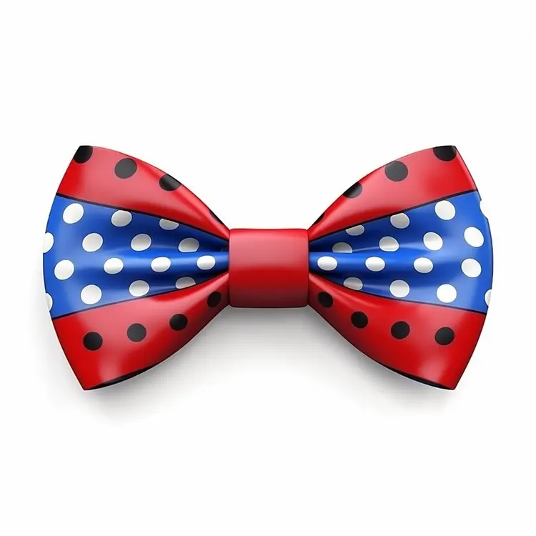 Colorful Polka Dot Bow Tie
