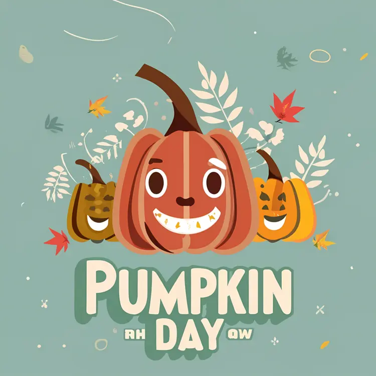 Pumpkin Day with Happy Pumpkins