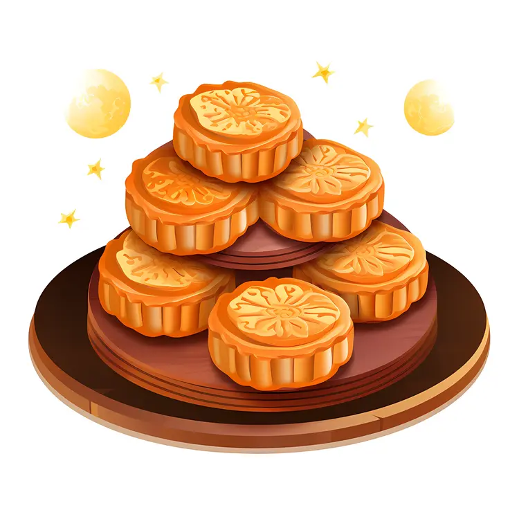 Delicious Mooncakes for Mid-Autumn Festival Celebration