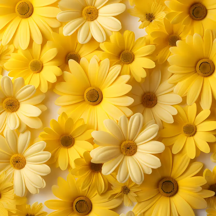 Beautiful Yellow Daisies in Bloom