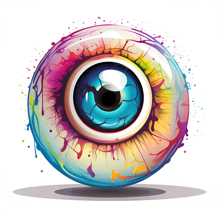 Colorful Abstract Eye Art