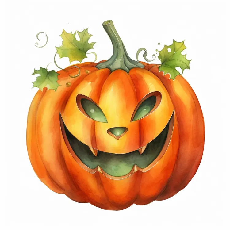 Spooky Jack-o'-lantern for Halloween