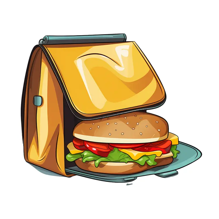 Lunchbox with Burger