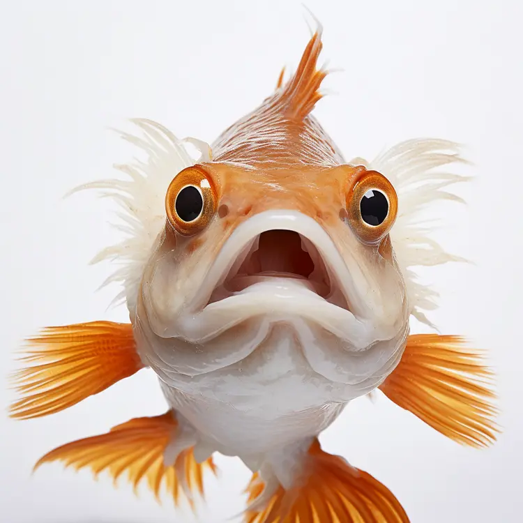 Orange Fish with Big Eyes