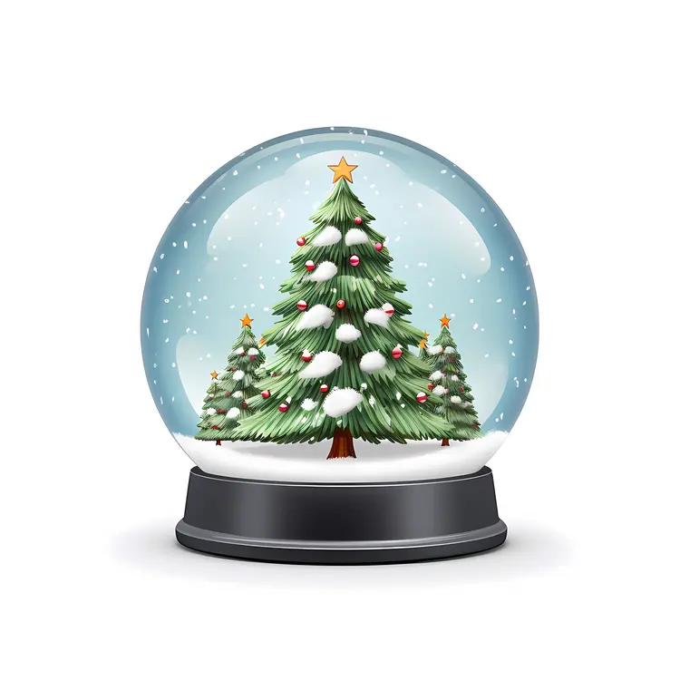 Christmas Tree Snow Globe