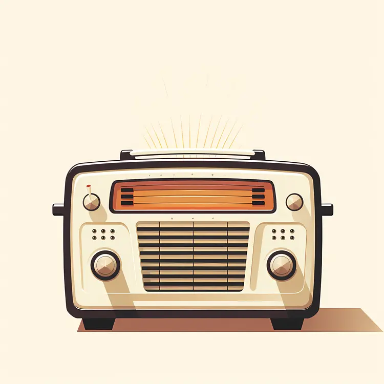 Vintage Radio Illustration