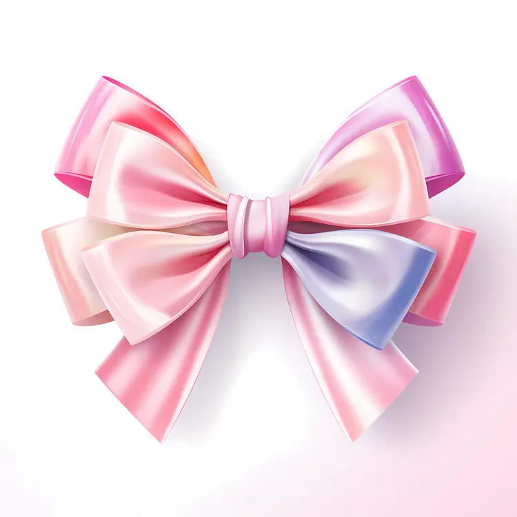 Pink and Purple Bow Decoration