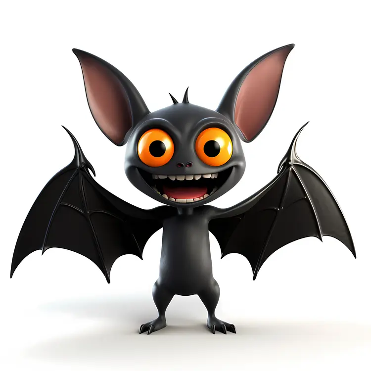 Cute Cartoon Bat