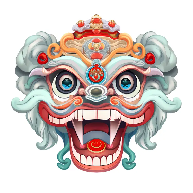 Colorful Lion Mask
