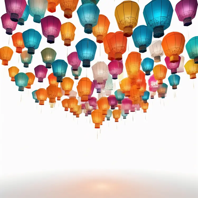 Colorful Lanterns for Lantern Festival Celebration
