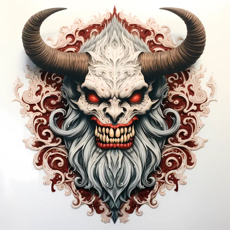 Ornate Demon Skull
