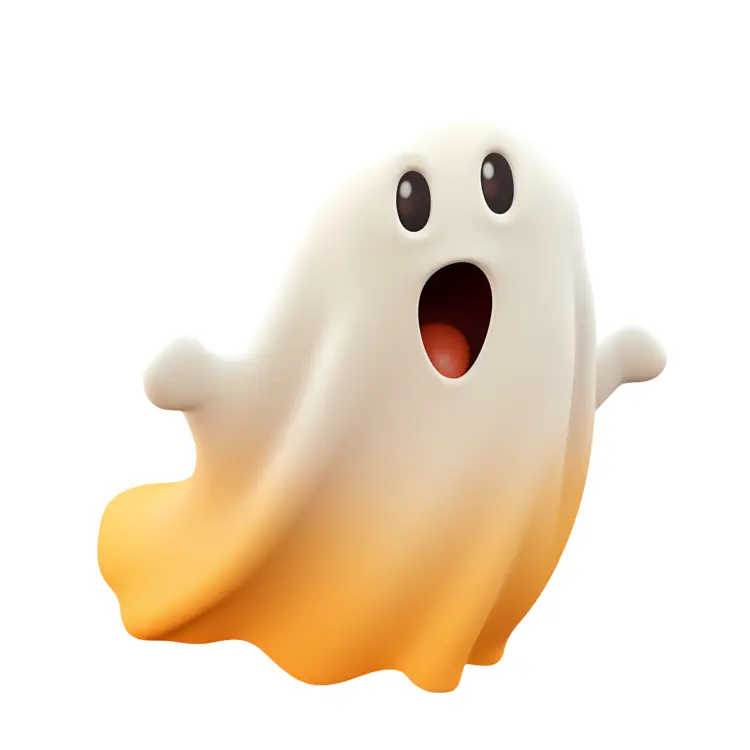 Cute White Ghost