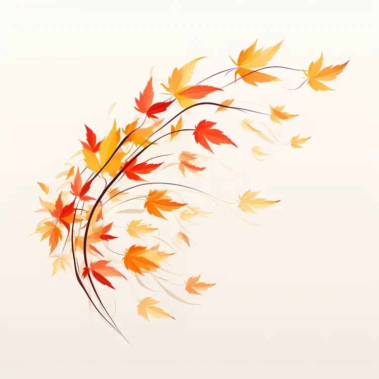 Autumn Leaves in Motion