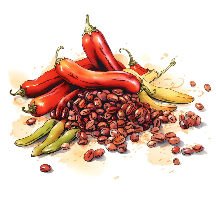 Chili Peppers and Beans
