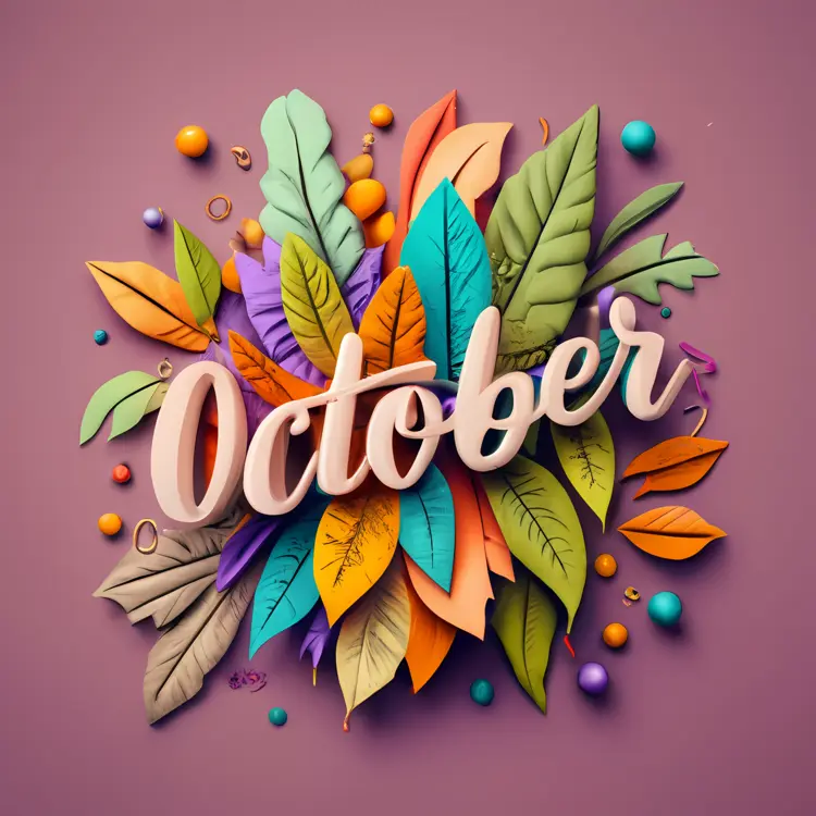 Colorful October Leaves