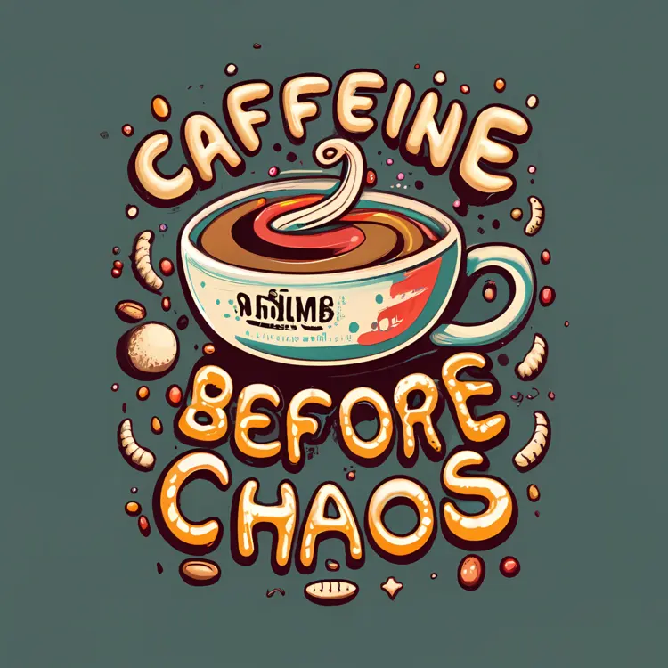 Coffee Cup with Beans