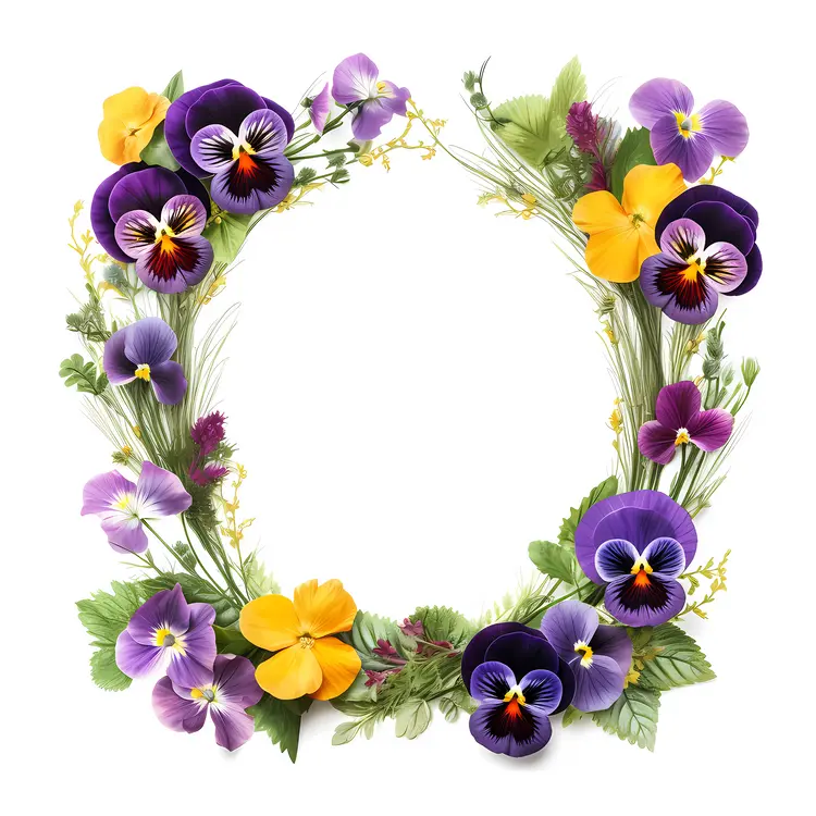 Beautiful Flower Wreath for Spring Celebrations