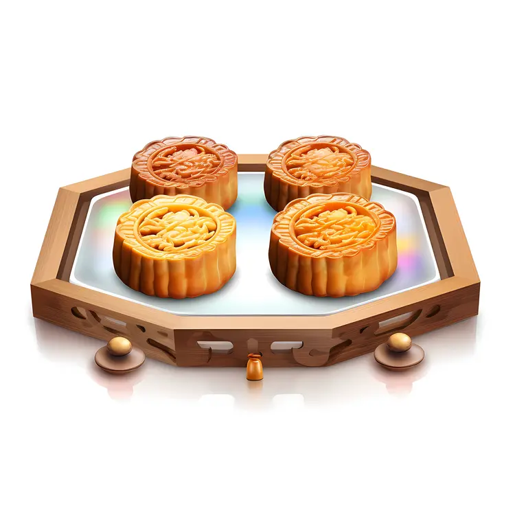 Traditional Mooncakes for Mid-Autumn Festival