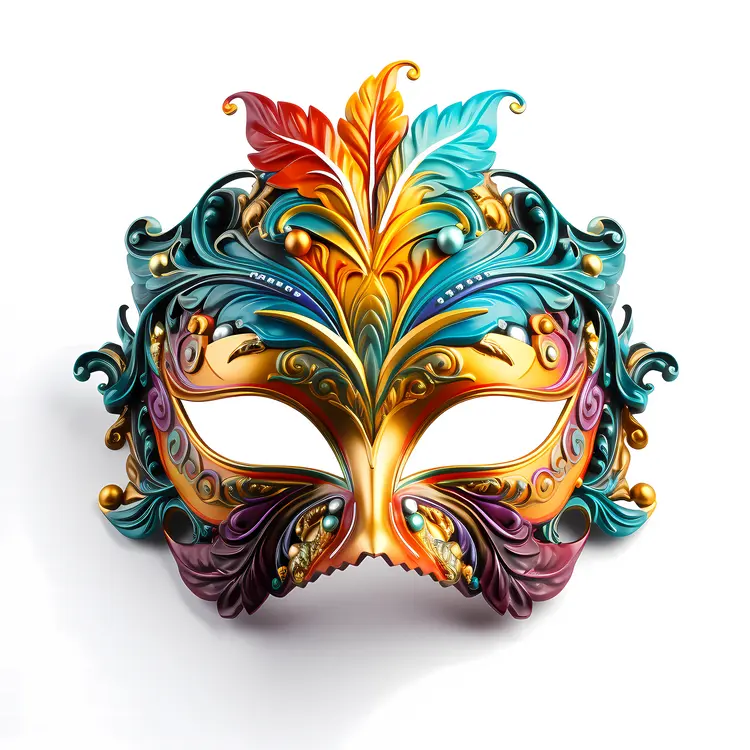 Elegant Mask with Ornate Design