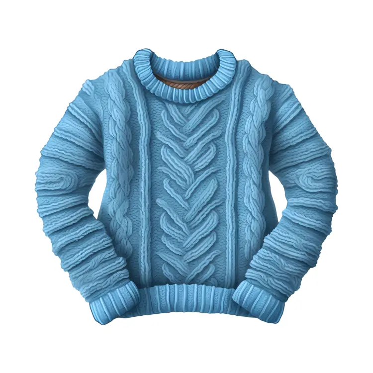 Blue Knit Sweater