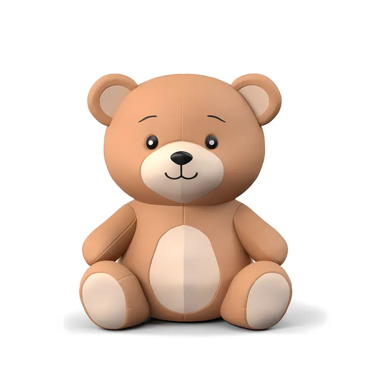 Cute Brown Teddy Bear Plush Toy