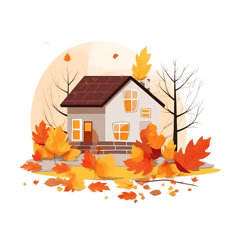 Small cute doodle house
