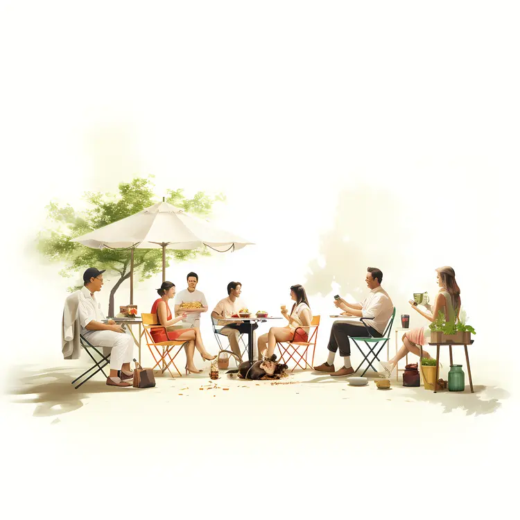 Family and Friends Outdoor Gathering