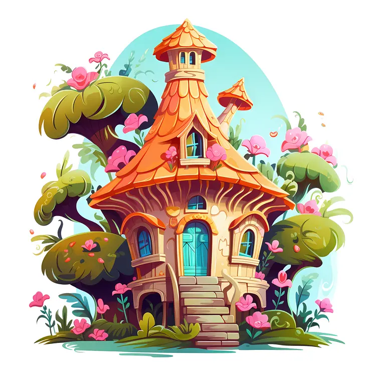 Small Cute Doodle House