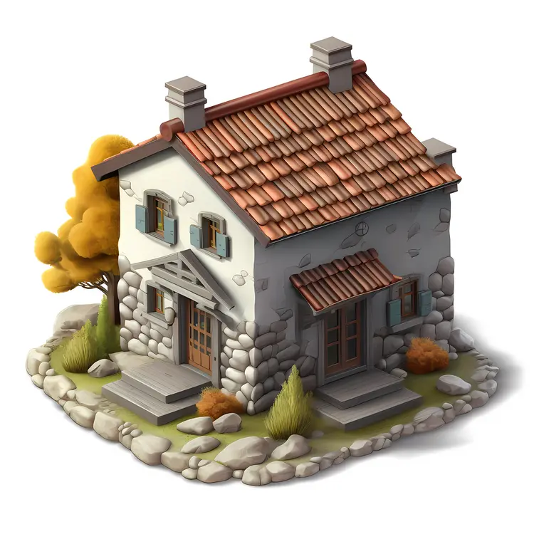 Small Cute Doodle House