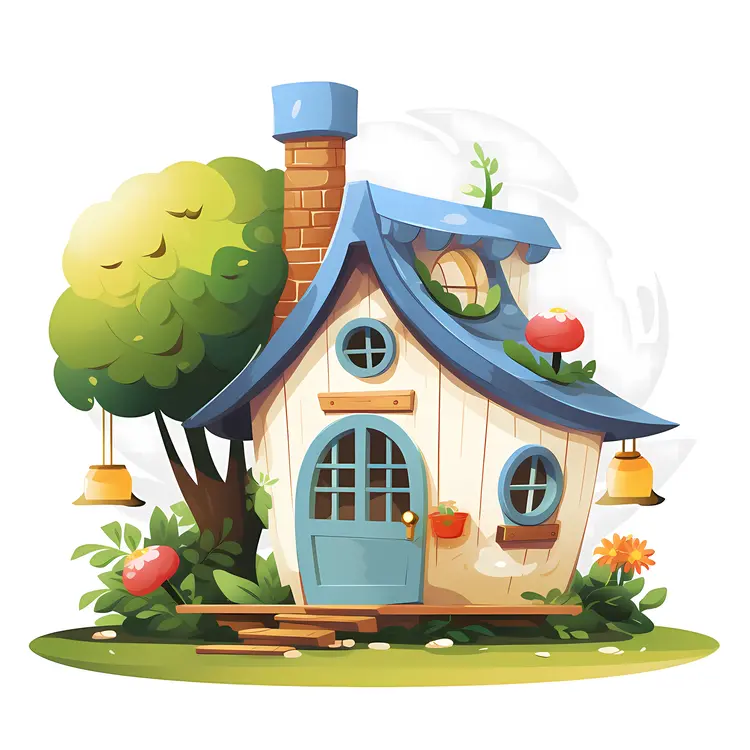 Small Cute Doodle House