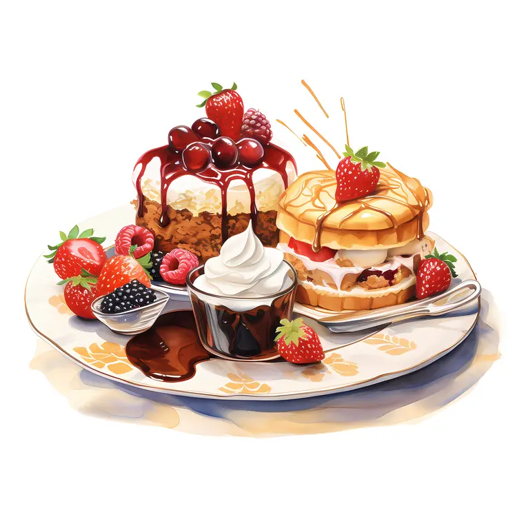 Assorted Berry Desserts