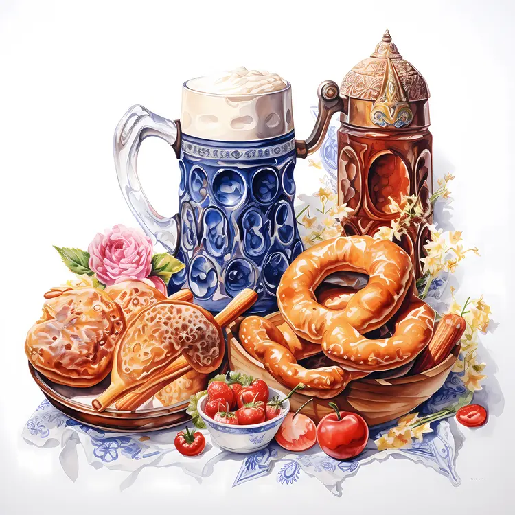Oktoberfest Beer and Pretzels Spread
