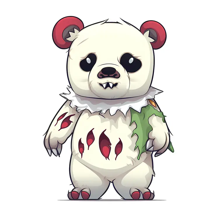 Cute Bear in Halloween Costume