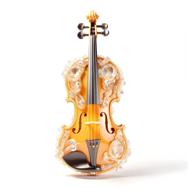 Ornate Decorative Violin