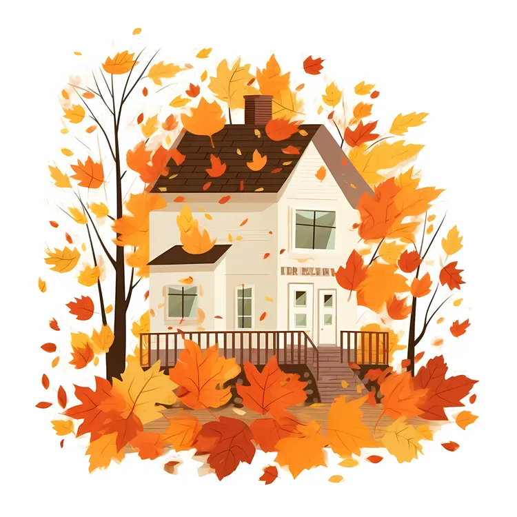 Small cute doodle house