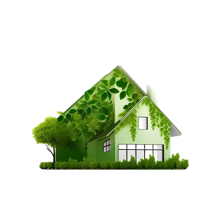Eco-friendly House with Greenery