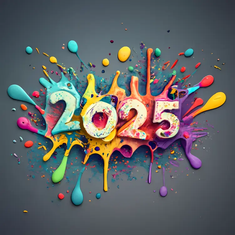 Colorful 2025 Splash Art