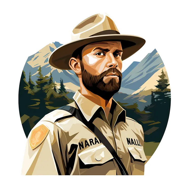Park Ranger in Uniform