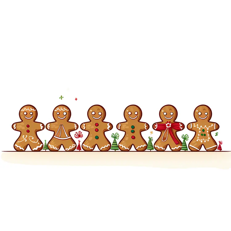Gingerbread Family Cookies