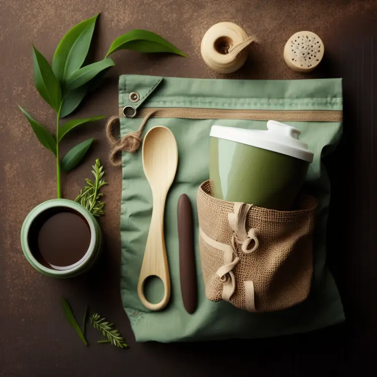 Eco-friendly Travel Mug and Accessories Set