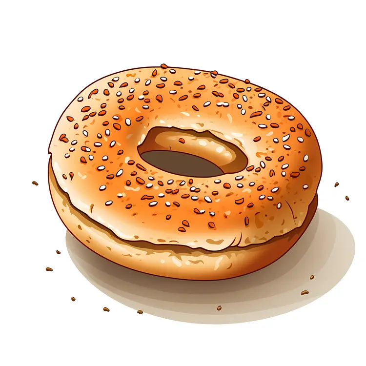 Single Sesame Bagel