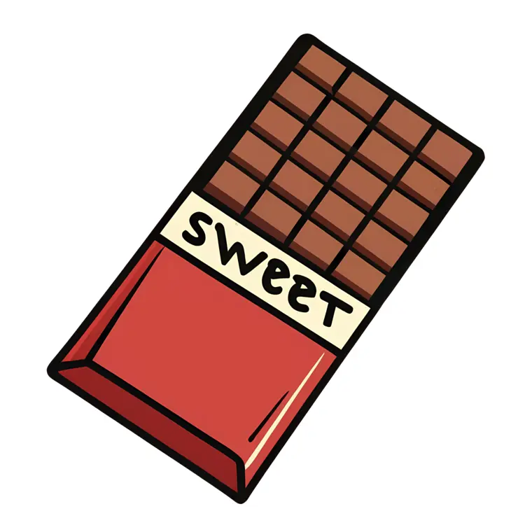 Sweet Bar with Red Wrapper