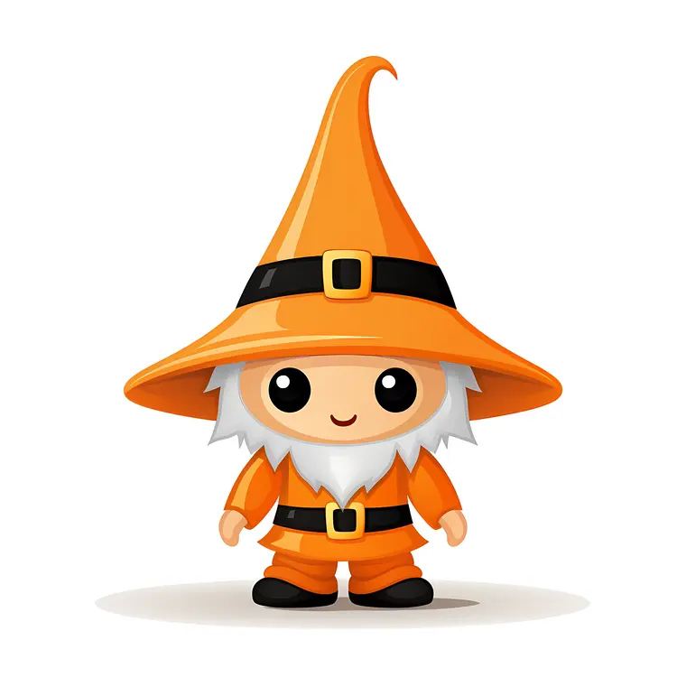 Gnome in Orange Outfit