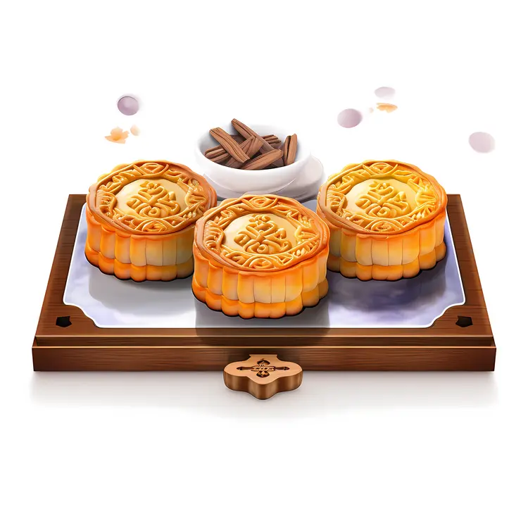 Traditional Mooncakes for Mid-Autumn Festival