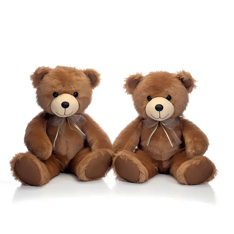 Pair of Brown Teddy Bears