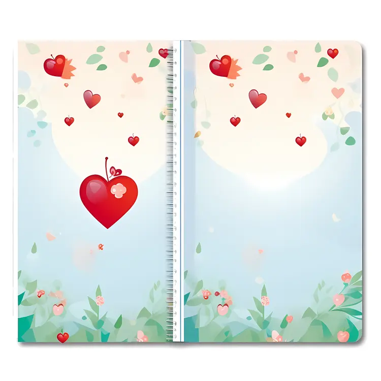 Cute Heart Notebook for Valentine's Day