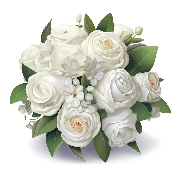 Bouquet of White Roses