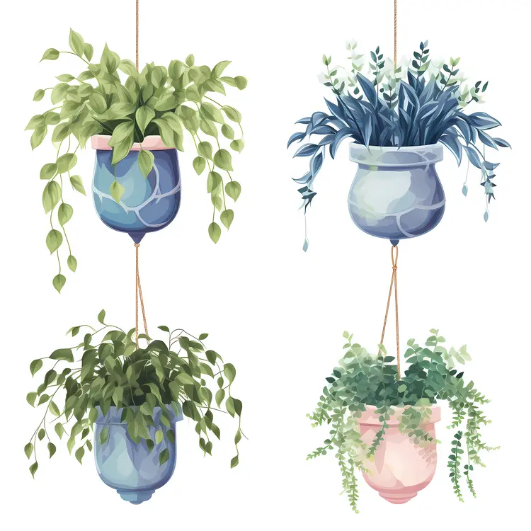Stylish Hanging Plants for Indoor Spaces