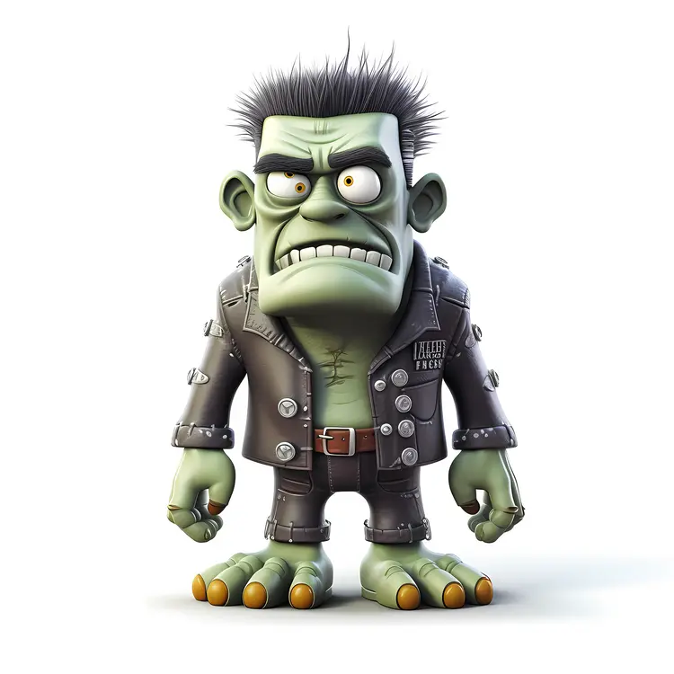 Cartoon Frankenstein Monster for Halloween